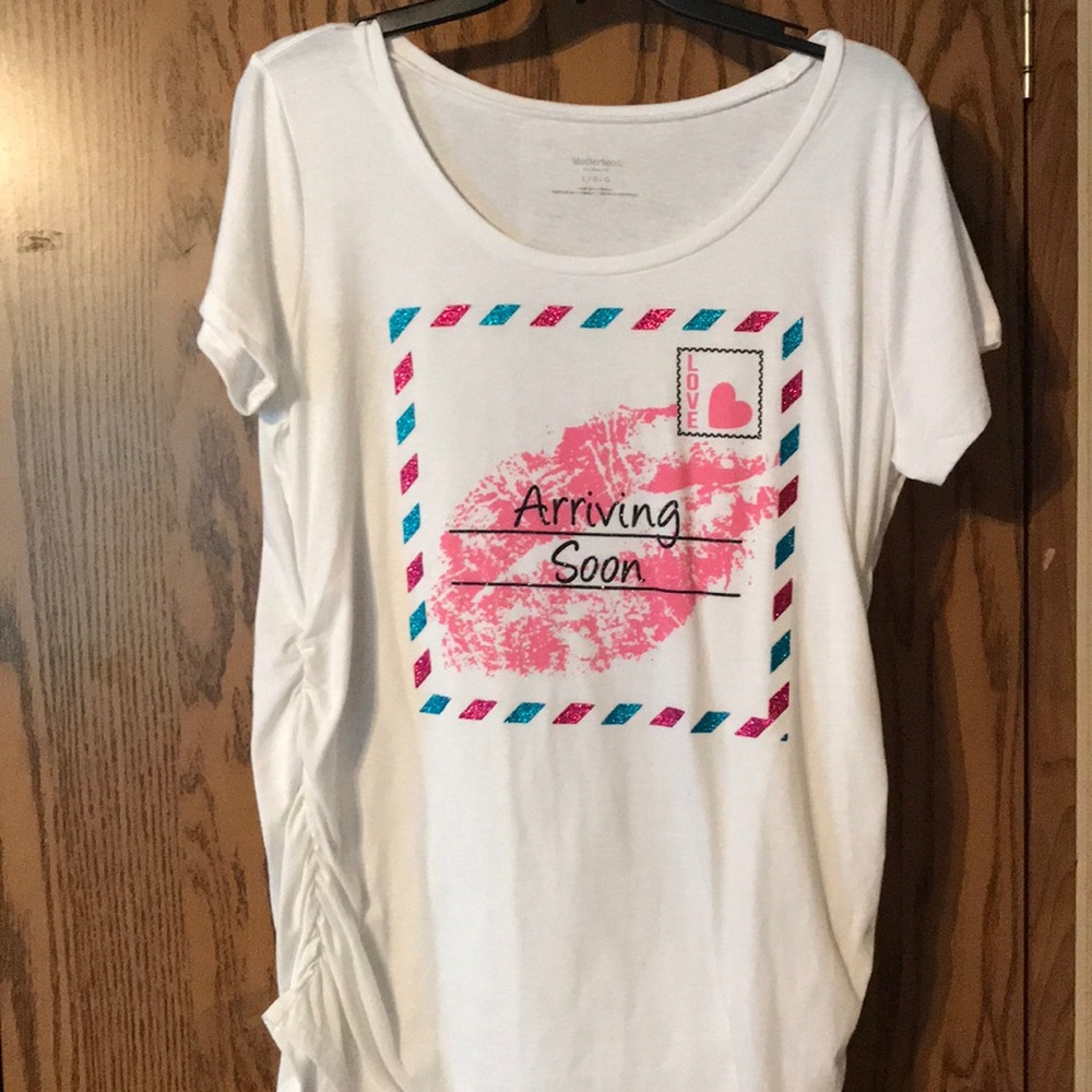 Maternity short sleeve top